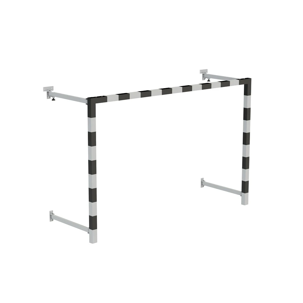 Ворота мини-футбольные пристенные, 3х2 м, складные, на колесах, профиль 80х80 мм Pioner A2469836