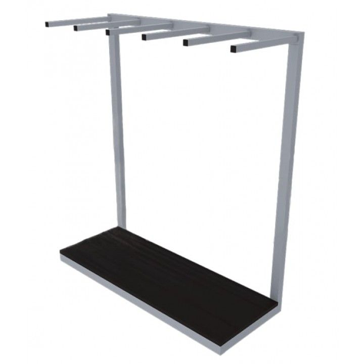 Стойка для клюшек (дно из фанеры) 1100х1265х400мм, на 20 шт  Pioner A13257