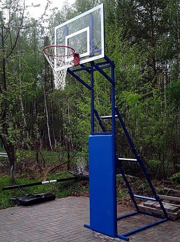 Стойка стритбольная складная с щитом из оргстекла 10 мм  Pioner A10046