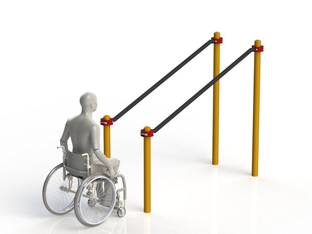 Брусья параворкаут параллельные в подъем Pioner A11791