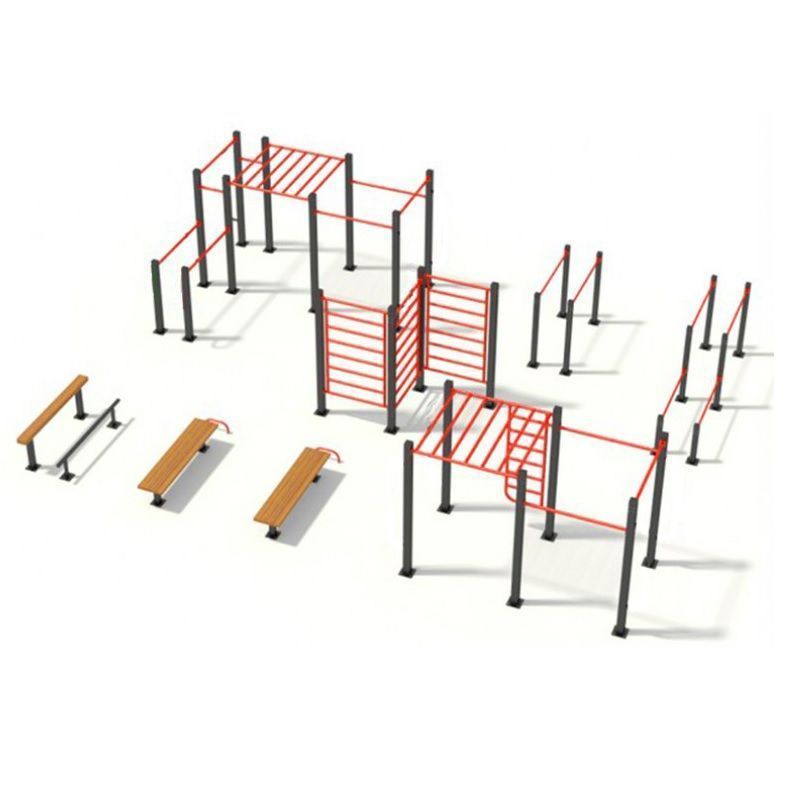 Площадка для воркаута в спорт-комплекс  Pioner A15955