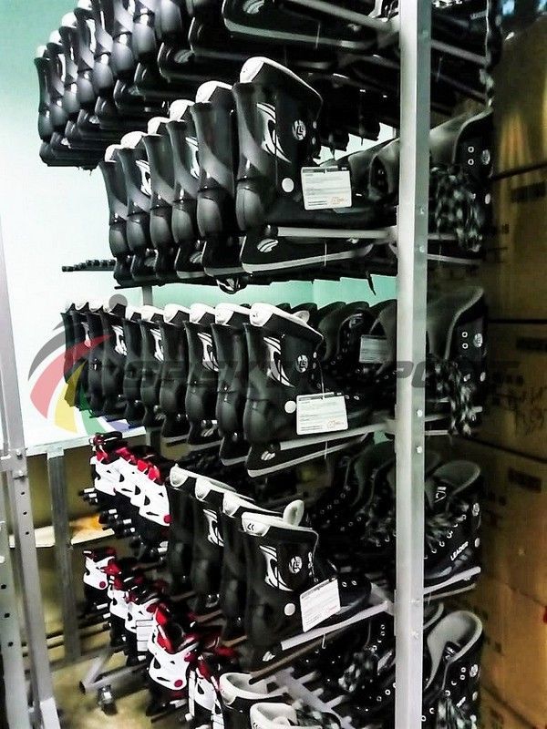 Стеллаж для хранения коньков на 50 пар  Pioner A14315