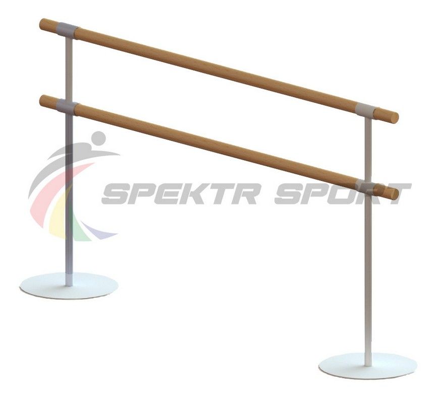 Переносной хореографический станок двухрядный  Сосна Pioner A14028