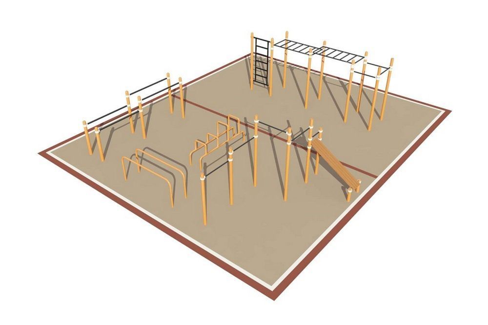 Площадка уличная для воркаут  Pioner A16913