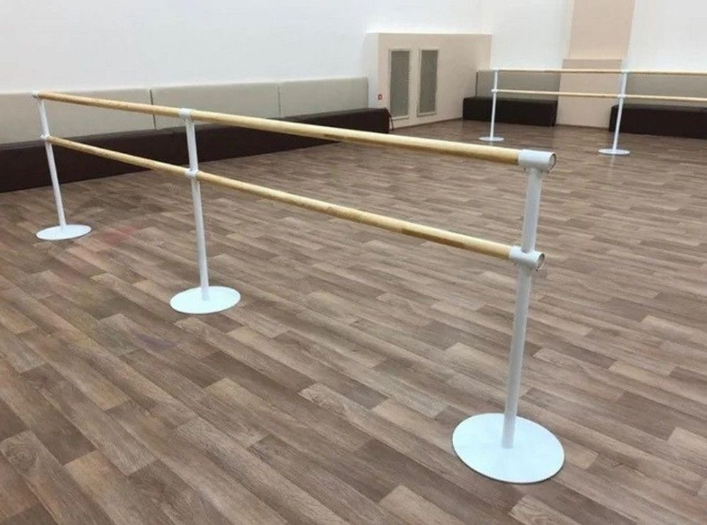 Переносной хореографический станок двухрядный  Сосна Pioner A14028