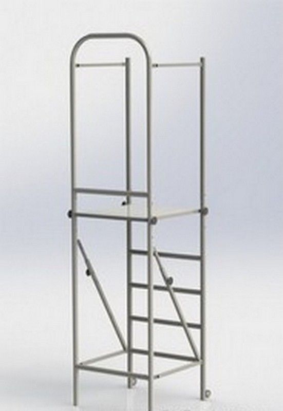 Судейская вышка СВ-2, складная (стальная) 60х60х236см  SV-2