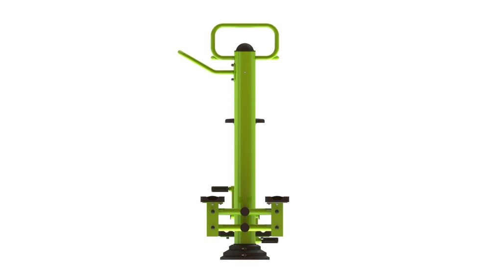 Уличный тренажер взрослый Велосипед + Степ +Шагоход для троих Pioner A16959