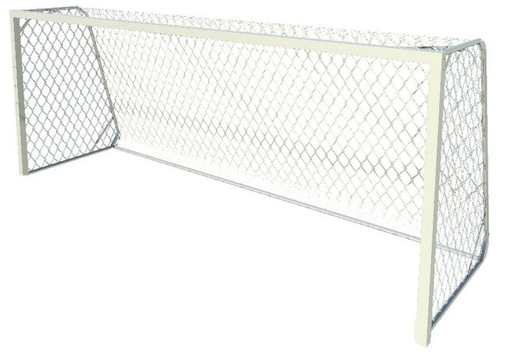 Ворота футбольные 5х2 м алюминиевые, квадратного профиля, свободностоящие юношеские Pioner A14503