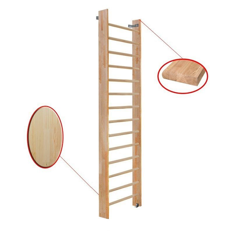 Стенка шведская 3000х800 боковина 140 мм (щит.сосна)  Pioner A15884