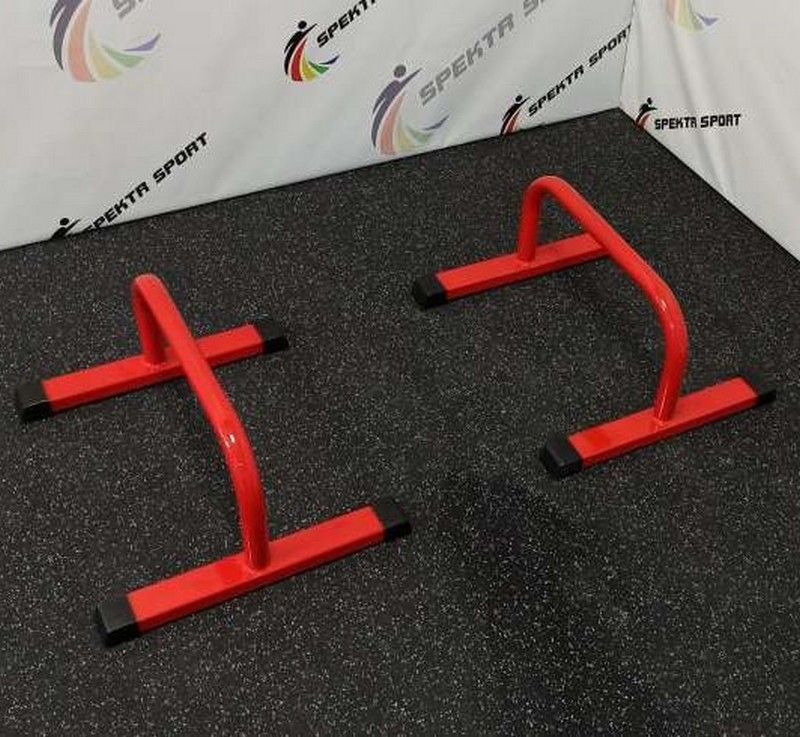 Упоры напольные для отжиманий (паралетсы)  красный Pioner A17238