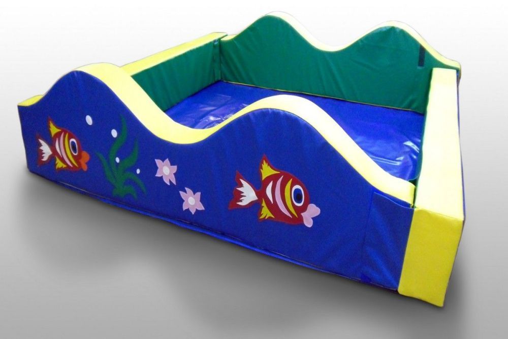 Сухой бассейн Волна разборный квадратный  Pioner A11117