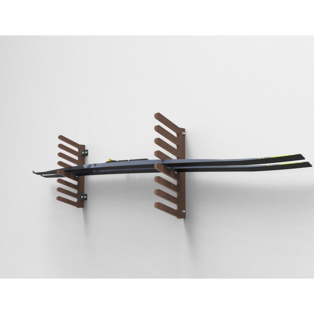 Вешалка Эконом для беговых лыж, пристенная 45х80х18см  SE-7