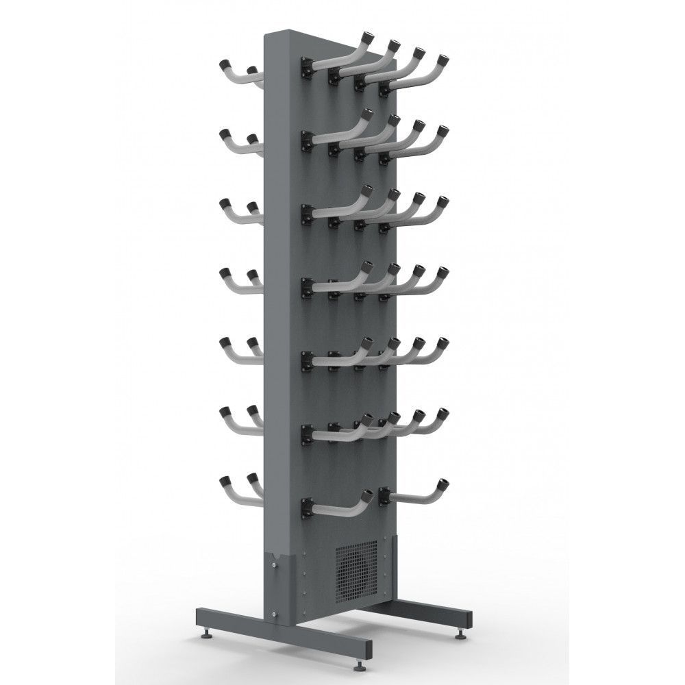 Сушильный стеллаж СЛ1-Эконом для обуви, двухсторонний 164,5х60х68см SLED-20