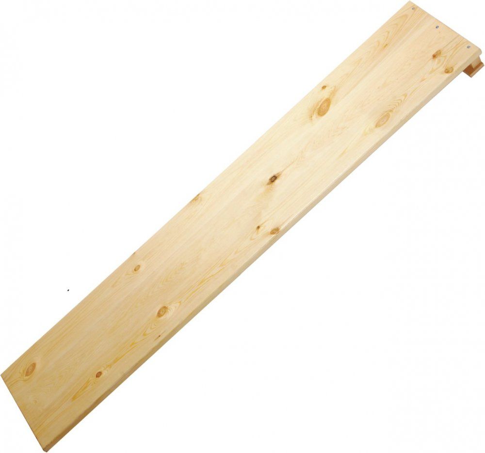 Доска наклонная навесная 200x26x4 см(дерево) зацеп - брусок  Pioner A12211