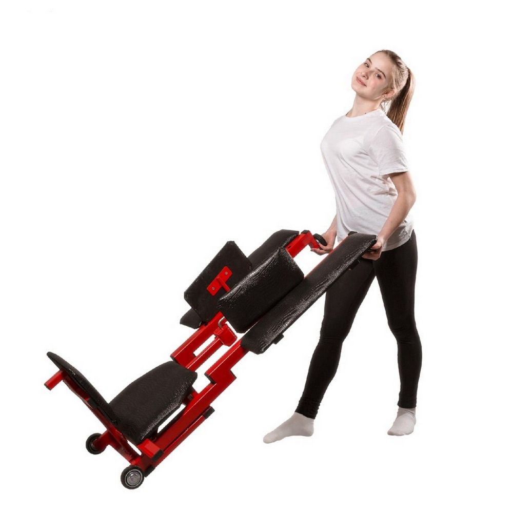 Тренажер для растяжки поперечного шпагата  красный Pioner A12240