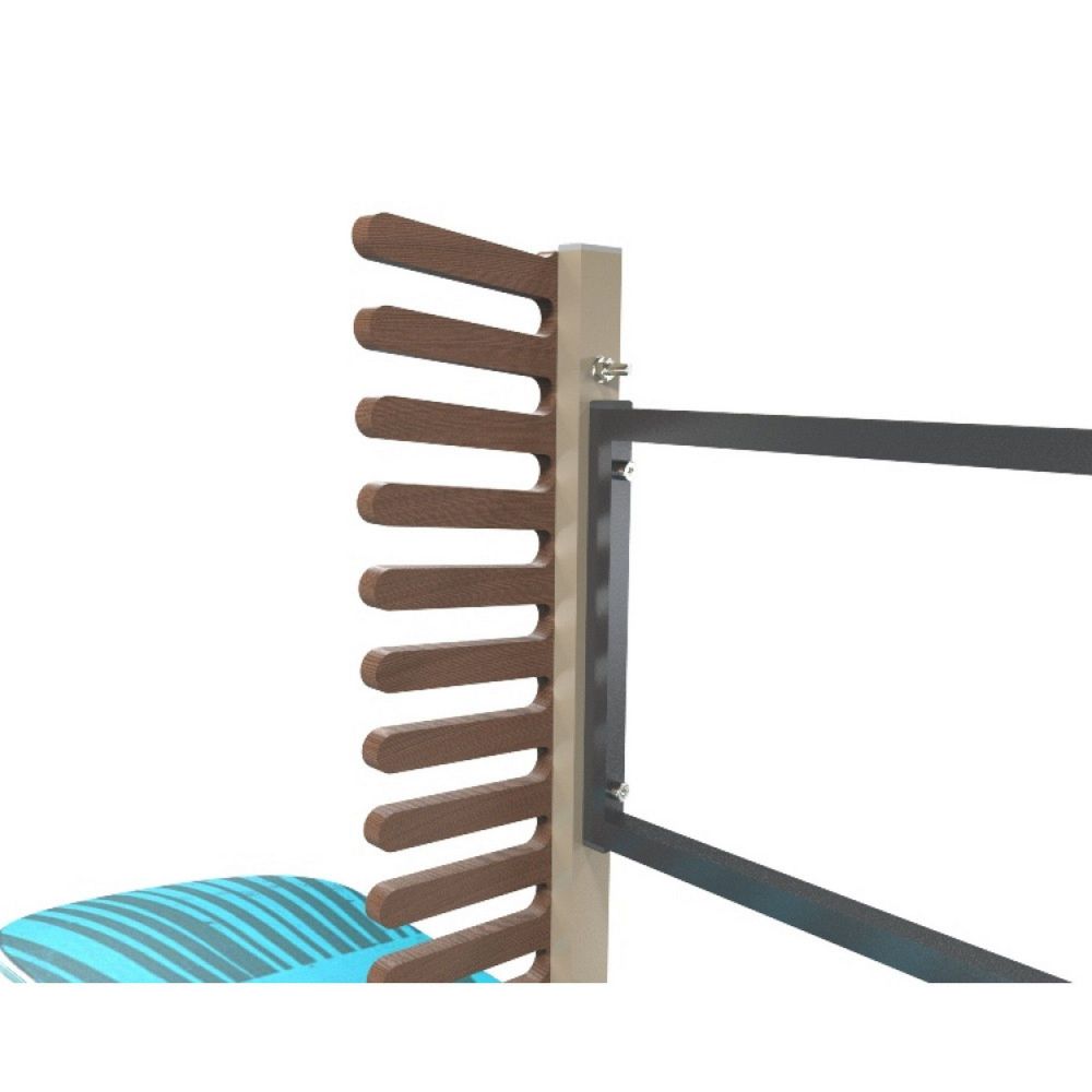 Стеллаж Стандарт СС-1 для сноубордов, односторонний 205х93,5х45см  SS1-38