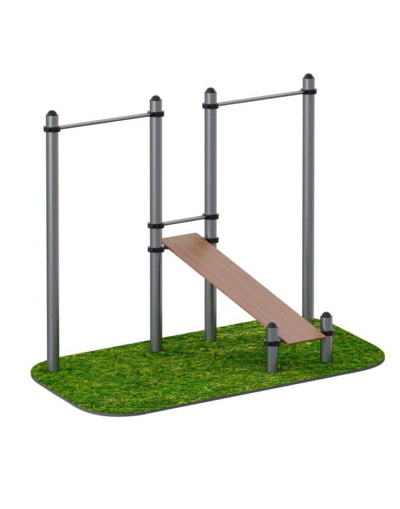 Скамья для пресса с турником   Pioner A15516