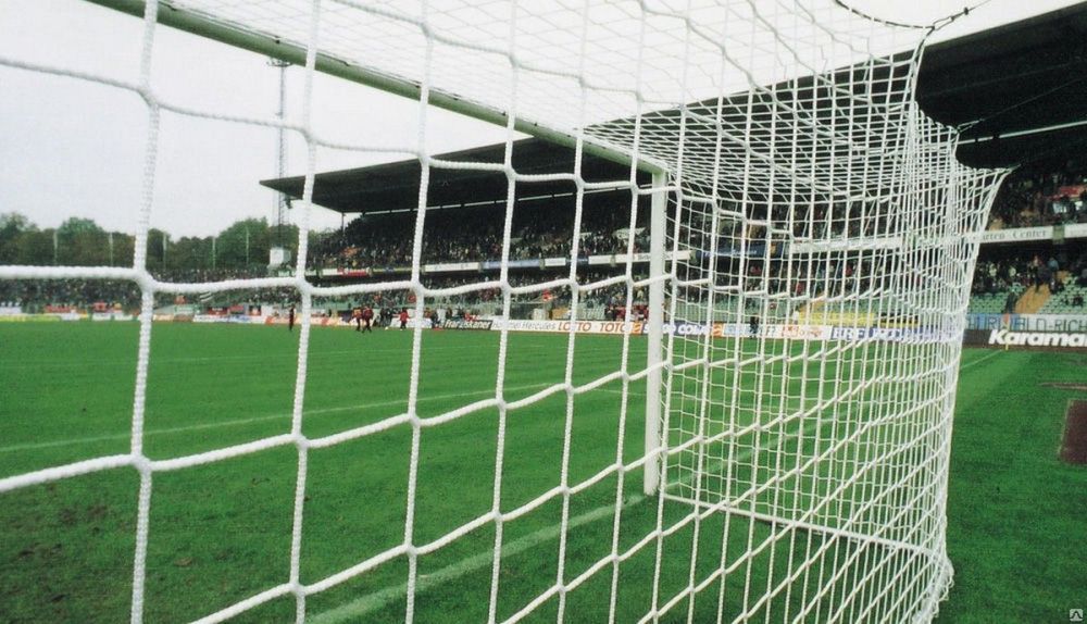 Сетка футбольная турнирная, d5мм  пара Pioner A12599