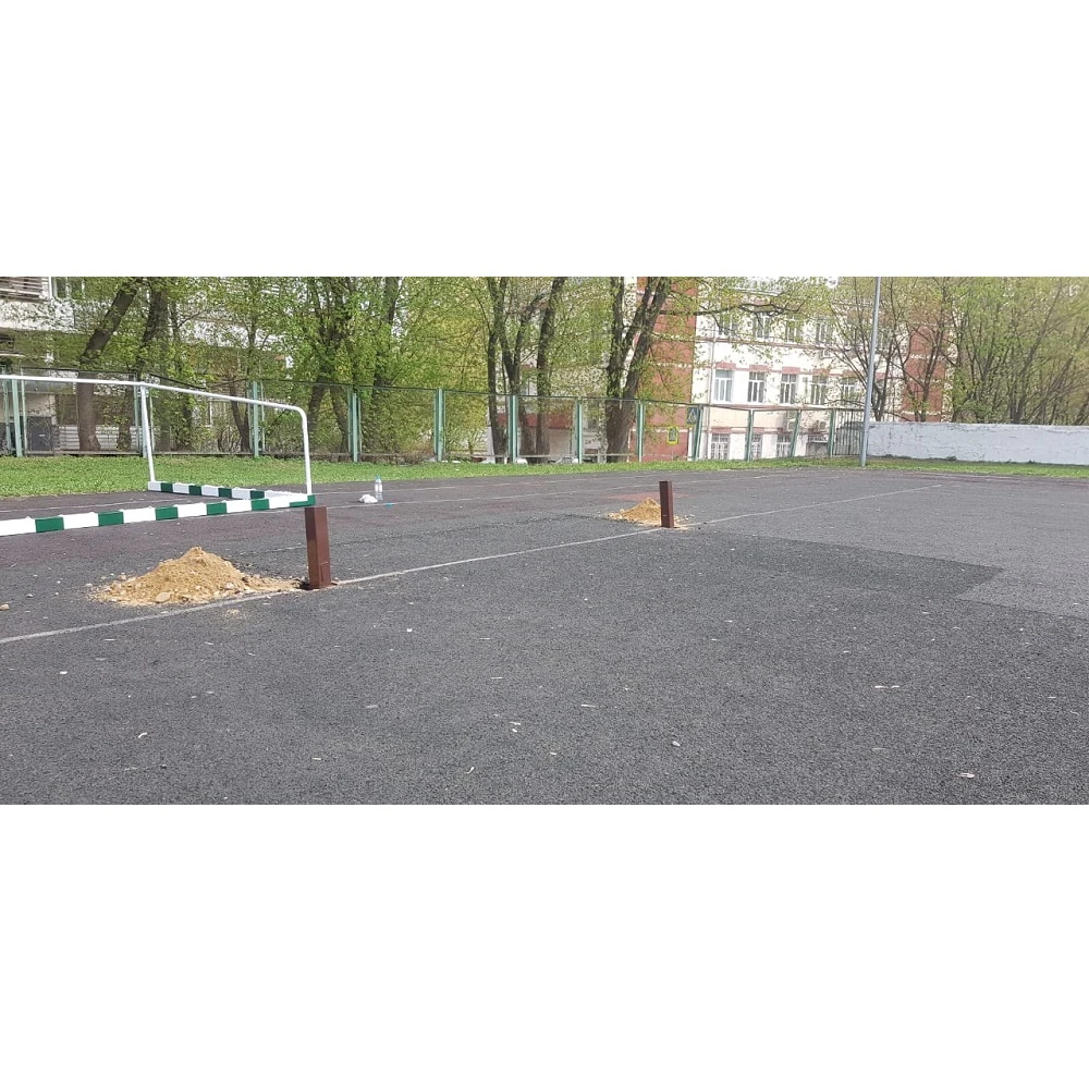 Ворота мини-футбольные, 3х2 м, ГОСТ Р 55665–2013, профиль 80х80 мм, боковые дуги и нижняя труба 27 мм, на стаканах Pioner A2470242