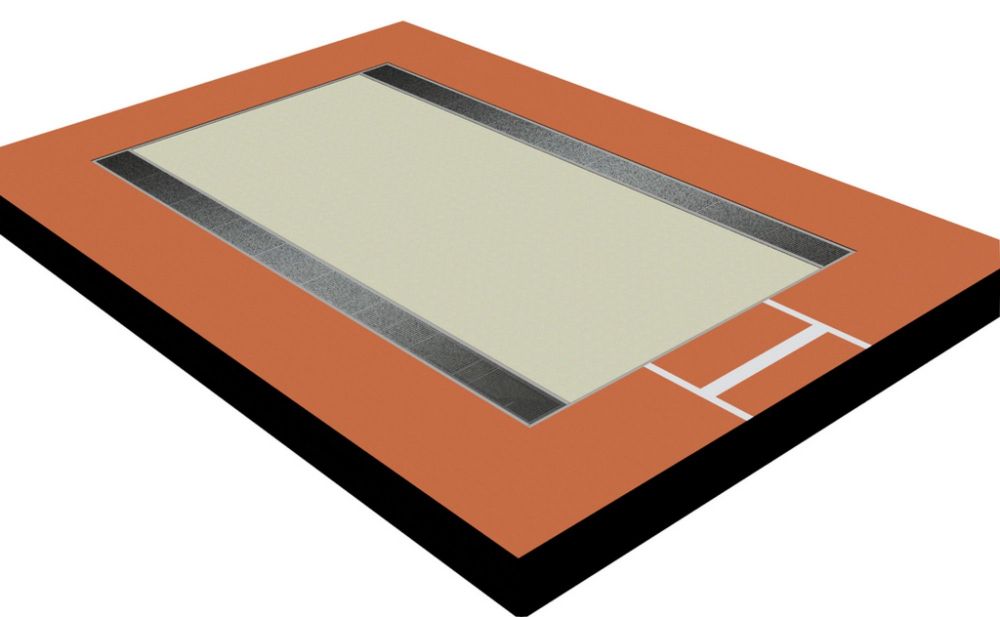 Яма для прыжков в длину, размер по песку 4х9м  Pioner A15162