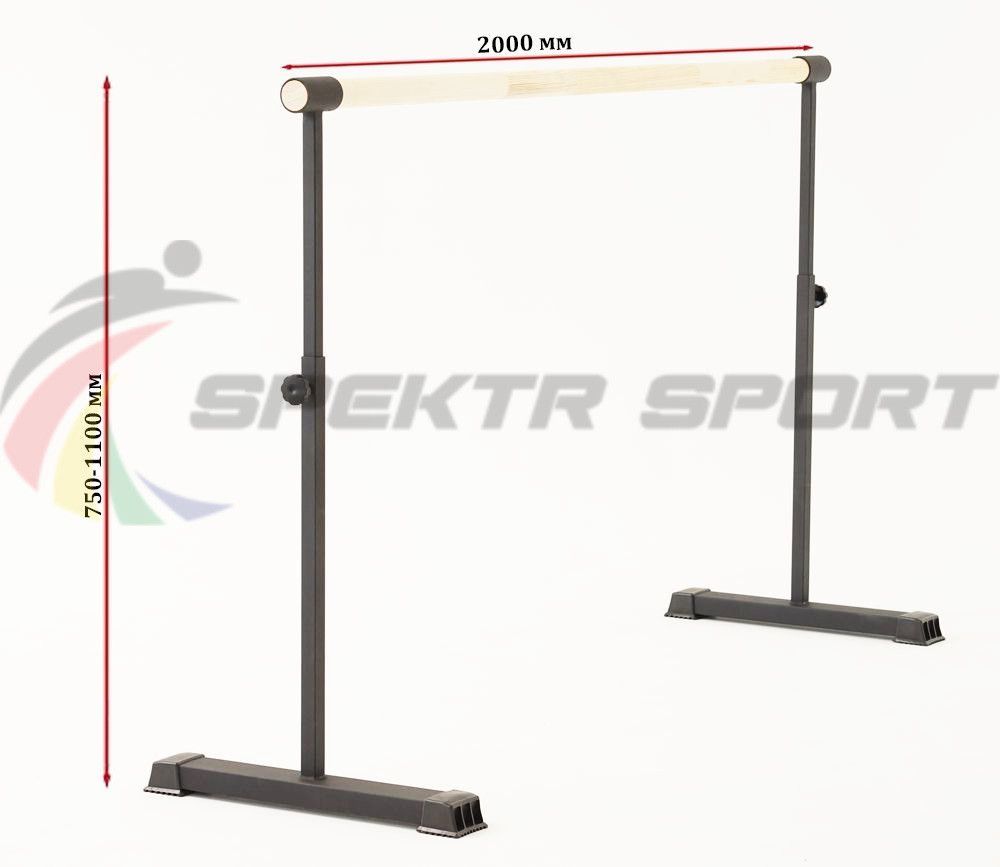 Переносной хореографический станок однорядный  Дуб Pioner A14244