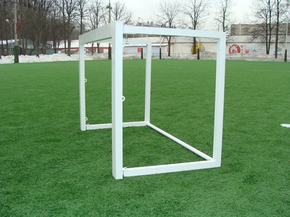 Ворота футбольные алюм. цельные 1.8 х 1.2м, профиль 80 х 40 мм (1 шт) Pioner A14926