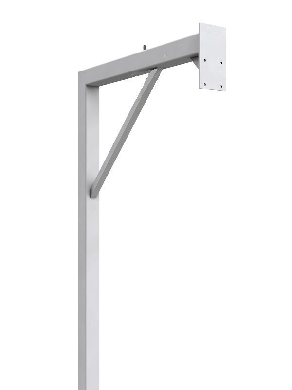 Стойка баскетбольная стационарная Г - образная, вынос 1,2 м,  для улицы  Pioner A12408