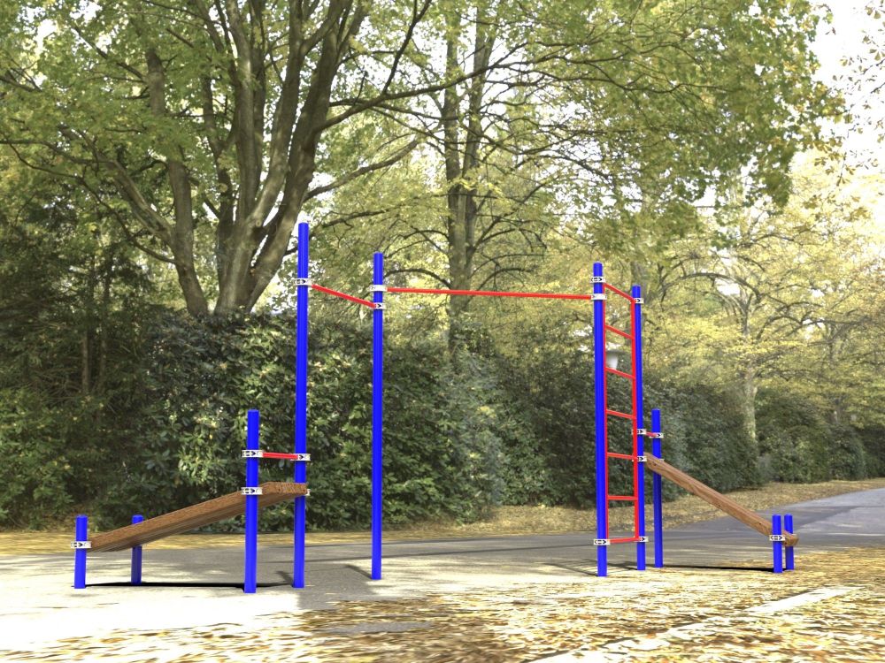 Комплекс для занятий Воркаут Pioner A16908