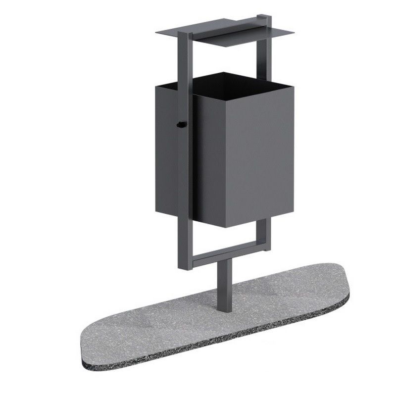 Урна с крышкой  Pioner A10213