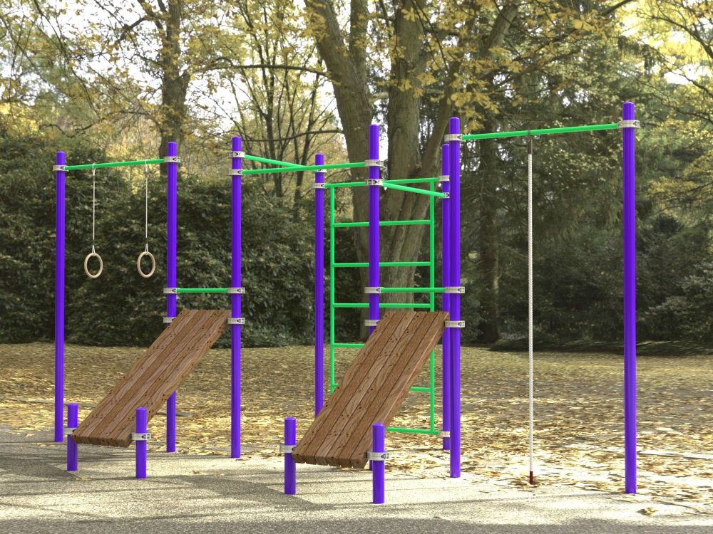 Комплекс тренажеров для Воркаут   Pioner A16712