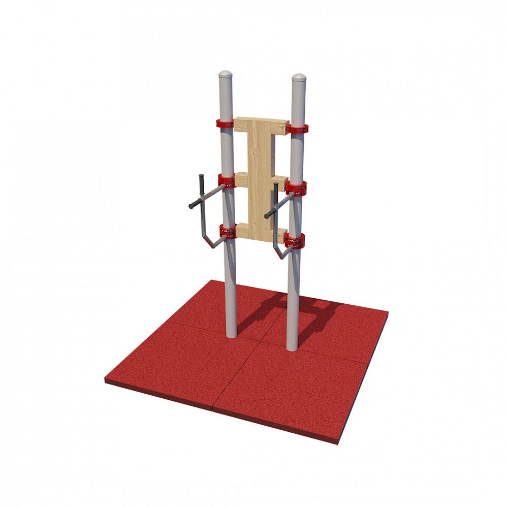 Гимнастический снаряд для развития верхних плечевых мышц и мышц брюшного пресса, в том числе для инвалидов и лиц с ограниченными возможностями здоровья Pioner A17338