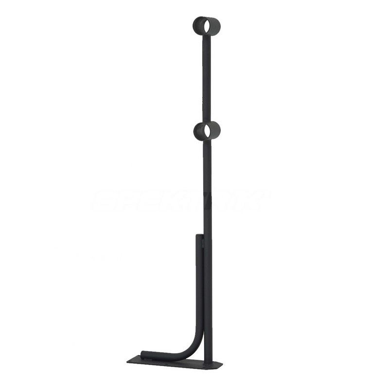 Хореографический станок двухрядный напольный   Поручни - нерж. сталь Pioner A14057