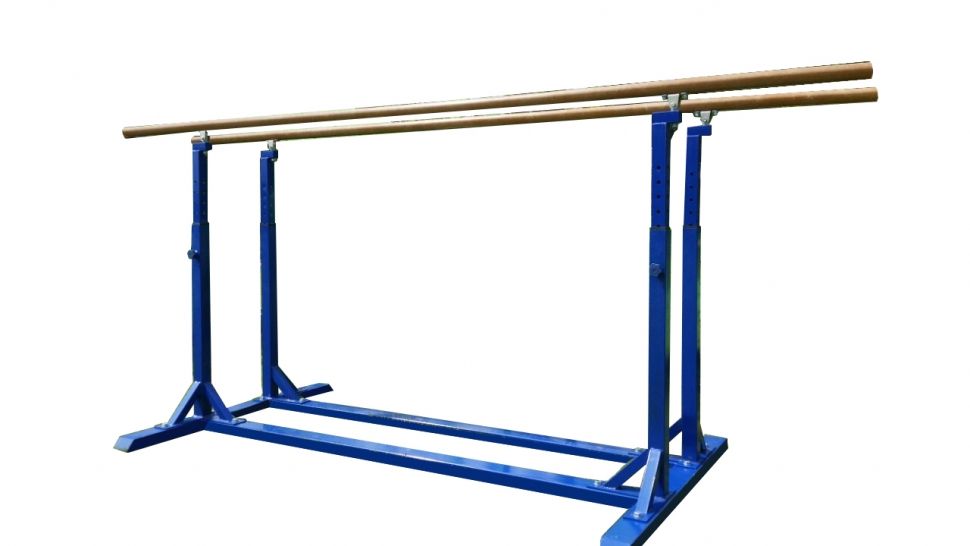 Брусья гимнастические Гимнаст мужские с деревянными жердями бук