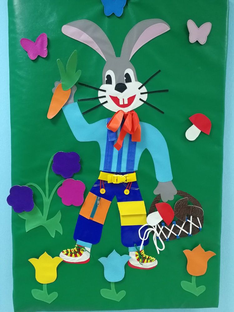 Панно игровое дидактическое - Заяц  Pioner A11198