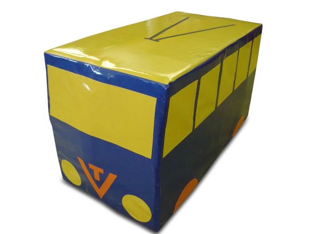 Мягкий модуль - Троллейбус 40х80х45 см  Pioner A11168