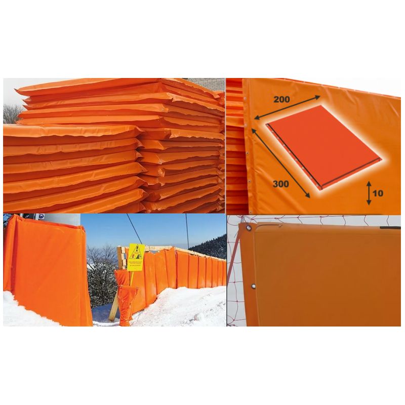 Мат для горнолыжных трасс 300х200х10 см Тент люверсы  Pioner A11646
