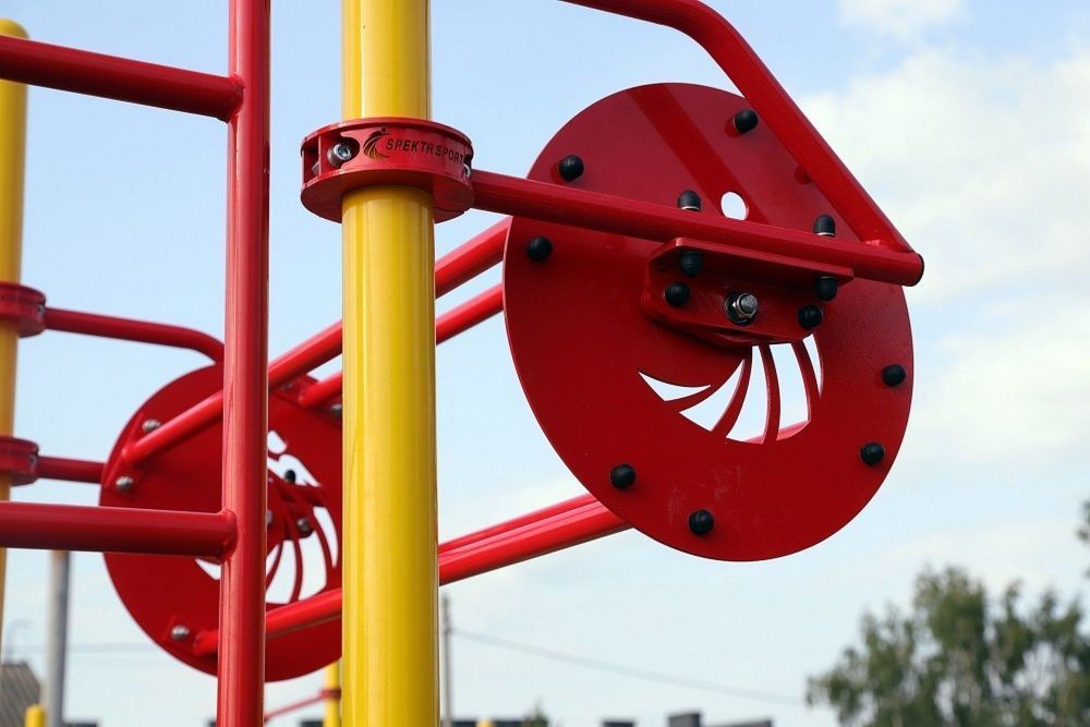 Тренажер для воркаут комплексов Крутящийся рукоход (с комплектом хомутов)  Pioner A17295