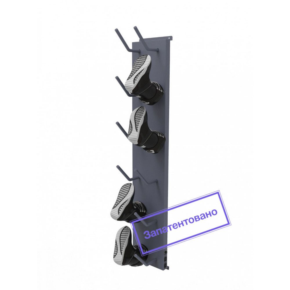 Инфракрасный сушильный стеллаж СЛ3-Эко для обуви, односторонний 185,5х32х31см  IKS-6