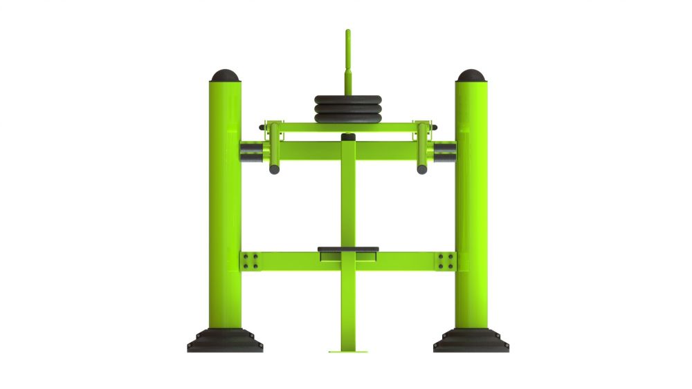 Уличный тренажер взрослый Жим лежа с изменяемой нагрузкой Pioner A17002