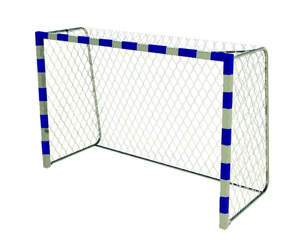 Ворота для мини-футбола\гандбола, алюминиевые, стационарные 300x200 Pioner A14504