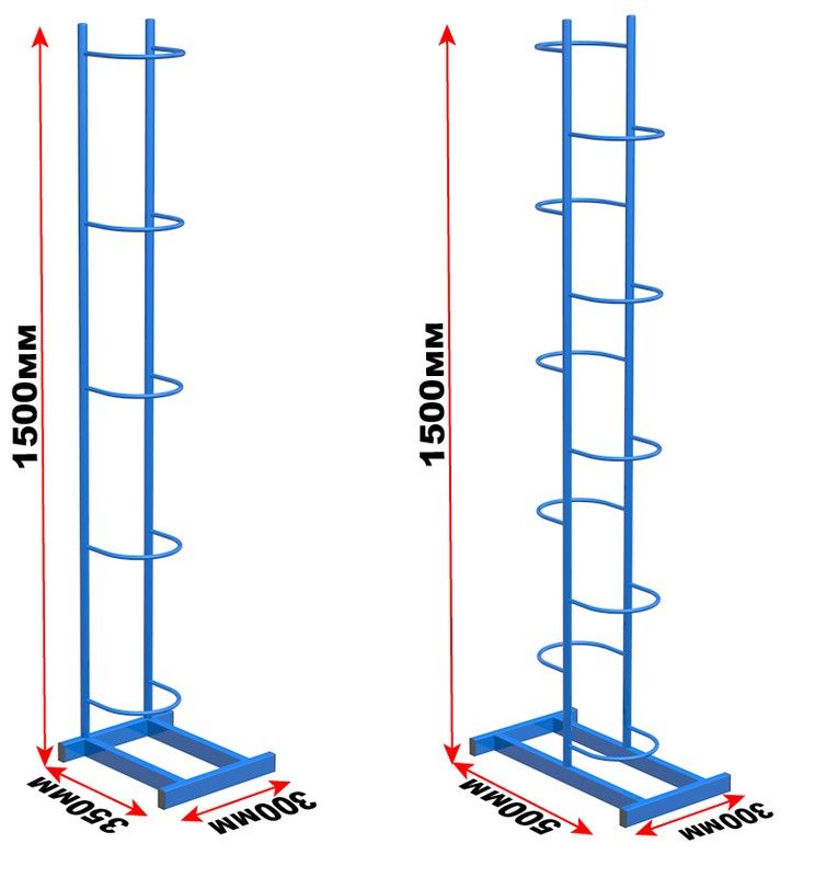 Стойка для мячей (двухстороняя, на 10 шт.) Pioner A13572