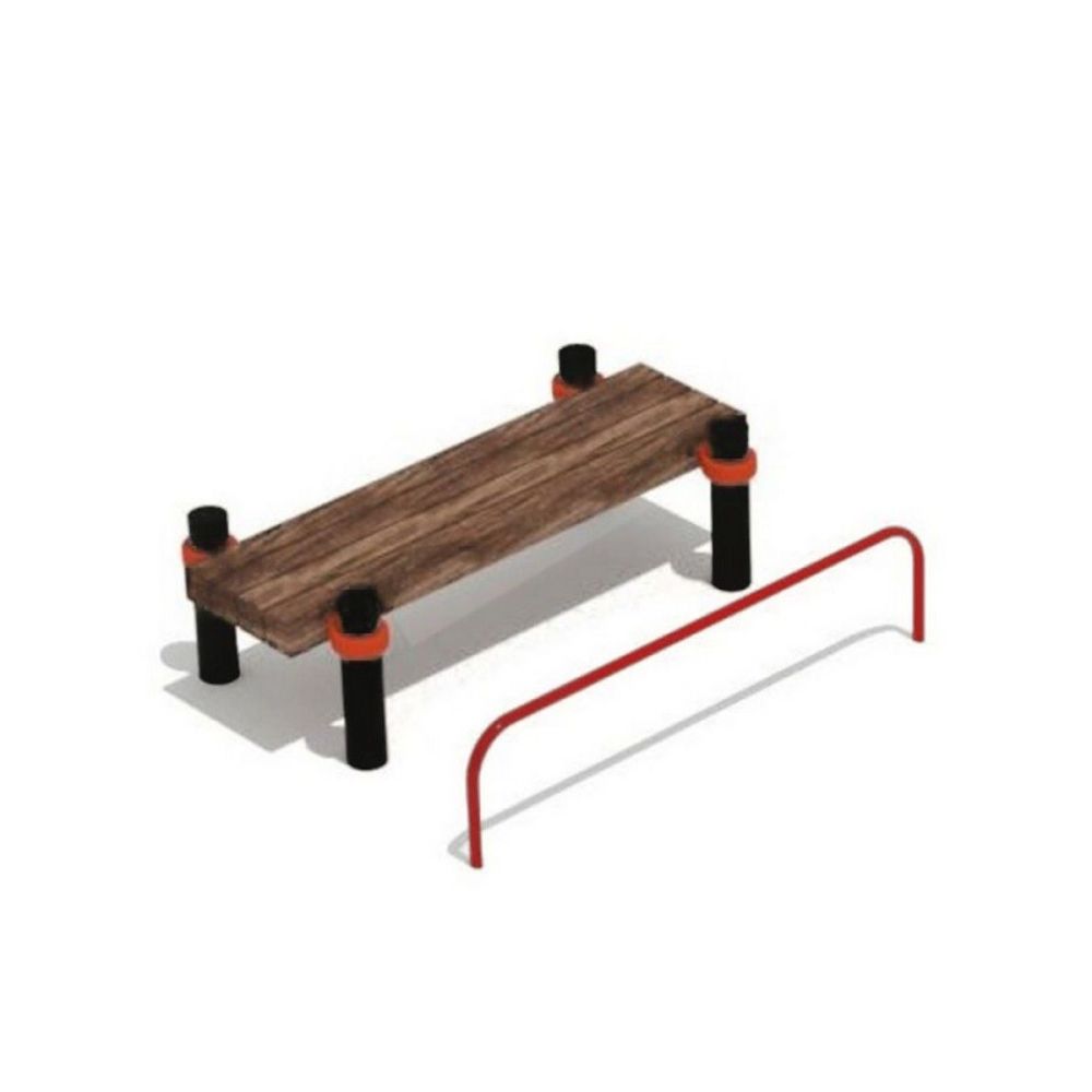 Скамья для пресса прямая  круглый профиль   Pioner A15937