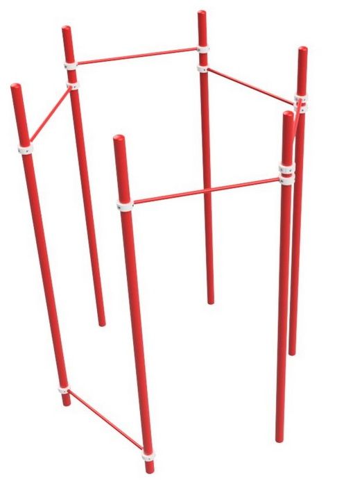 Турник шестиугольный  Pioner A16418