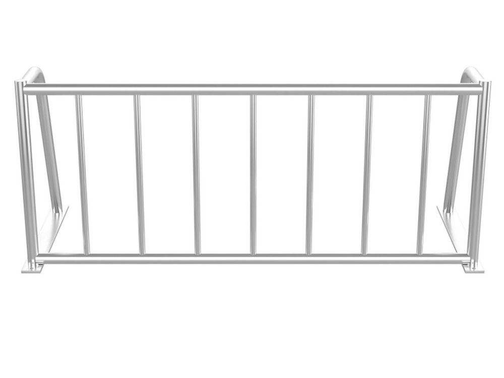 Велопарковка на 8 мест, нержавеющая сталь  Pioner A10115