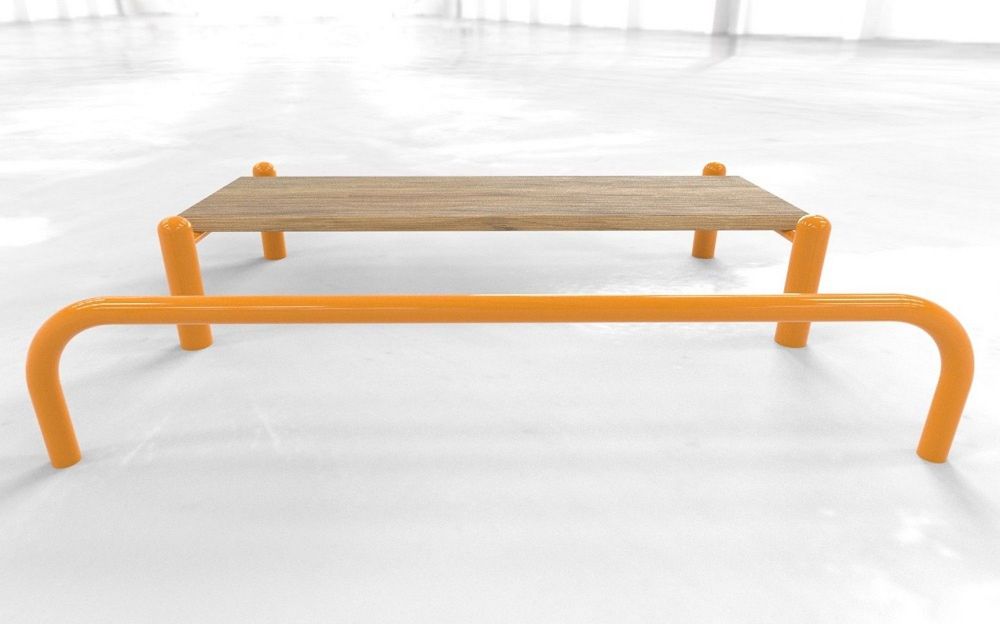 Лавочка Воркаут для пресса с упором для ног  Pioner A17381