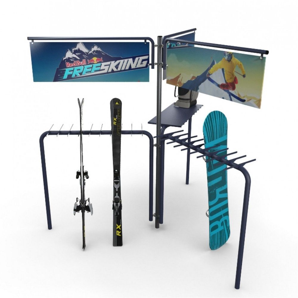 Стойка для размещения инвентаря на улице ГЛ-120 220х263,5см  GL-123