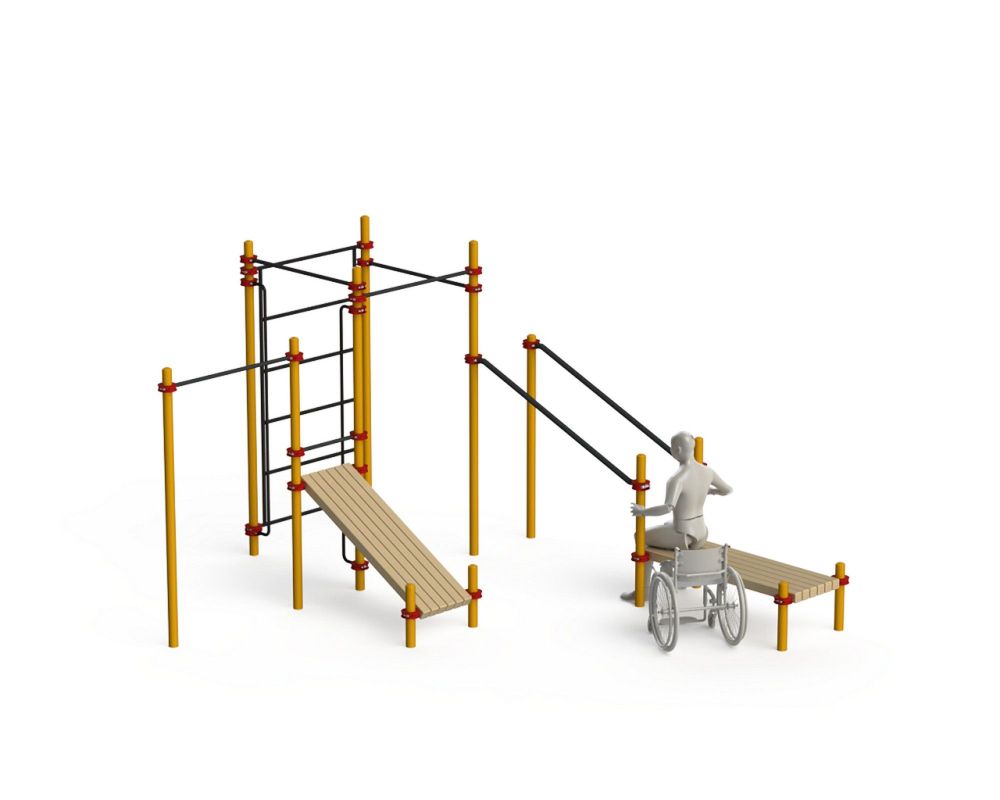 Спортивный комплекс для инвалидов-колясочников   Pioner A11843