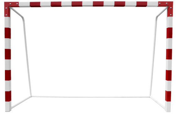 Ворота мини-футбольные усиленные премиум, 3х2 м, ГОСТ Р 55665–2013, профиль 80х80 мм, слой цинкогрунта, боковые дуги и нижняя труба 42 мм Pioner A18079