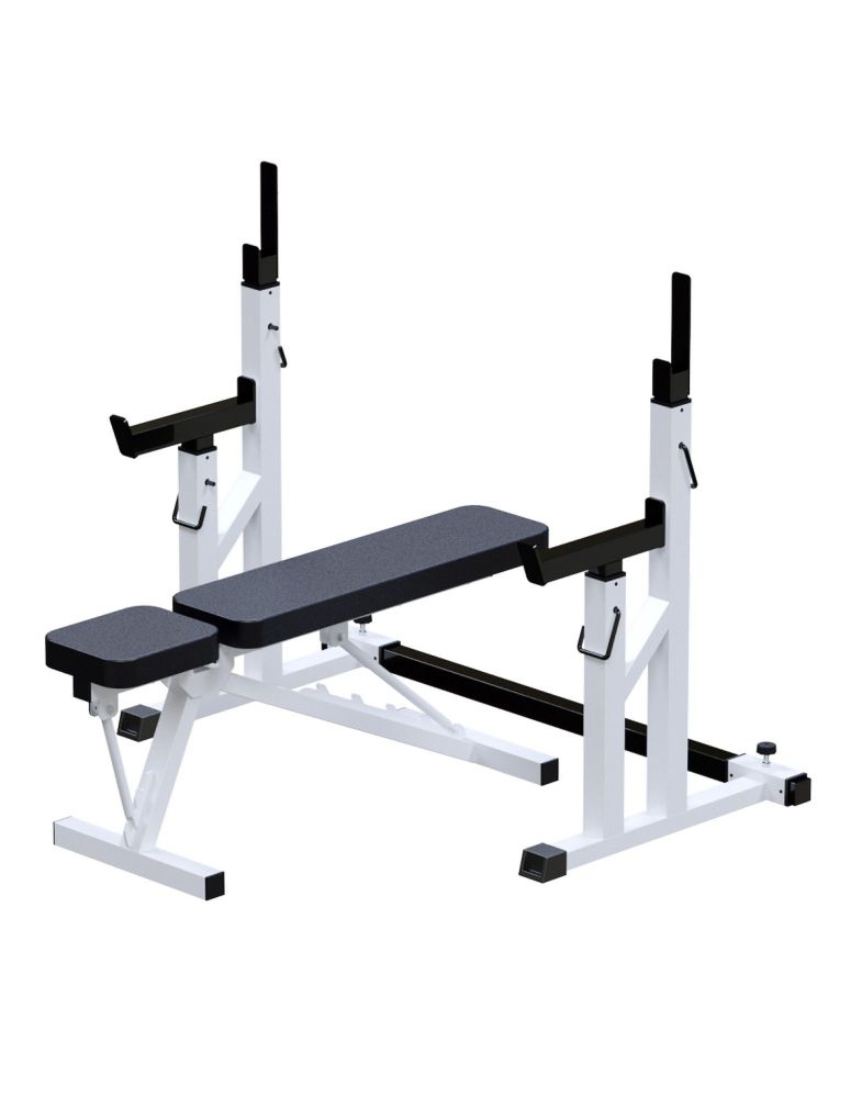 Скамья жимовая со стойками   Pioner A15603