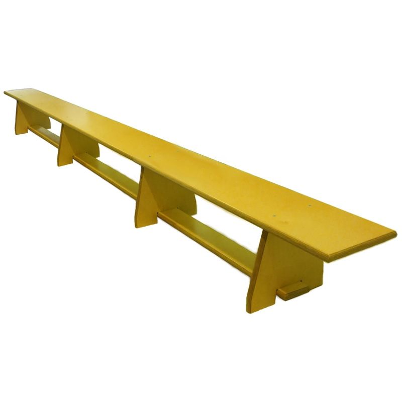 Скамейка гимнастическая 250см фанерная, ножки фанера  Pioner A12805